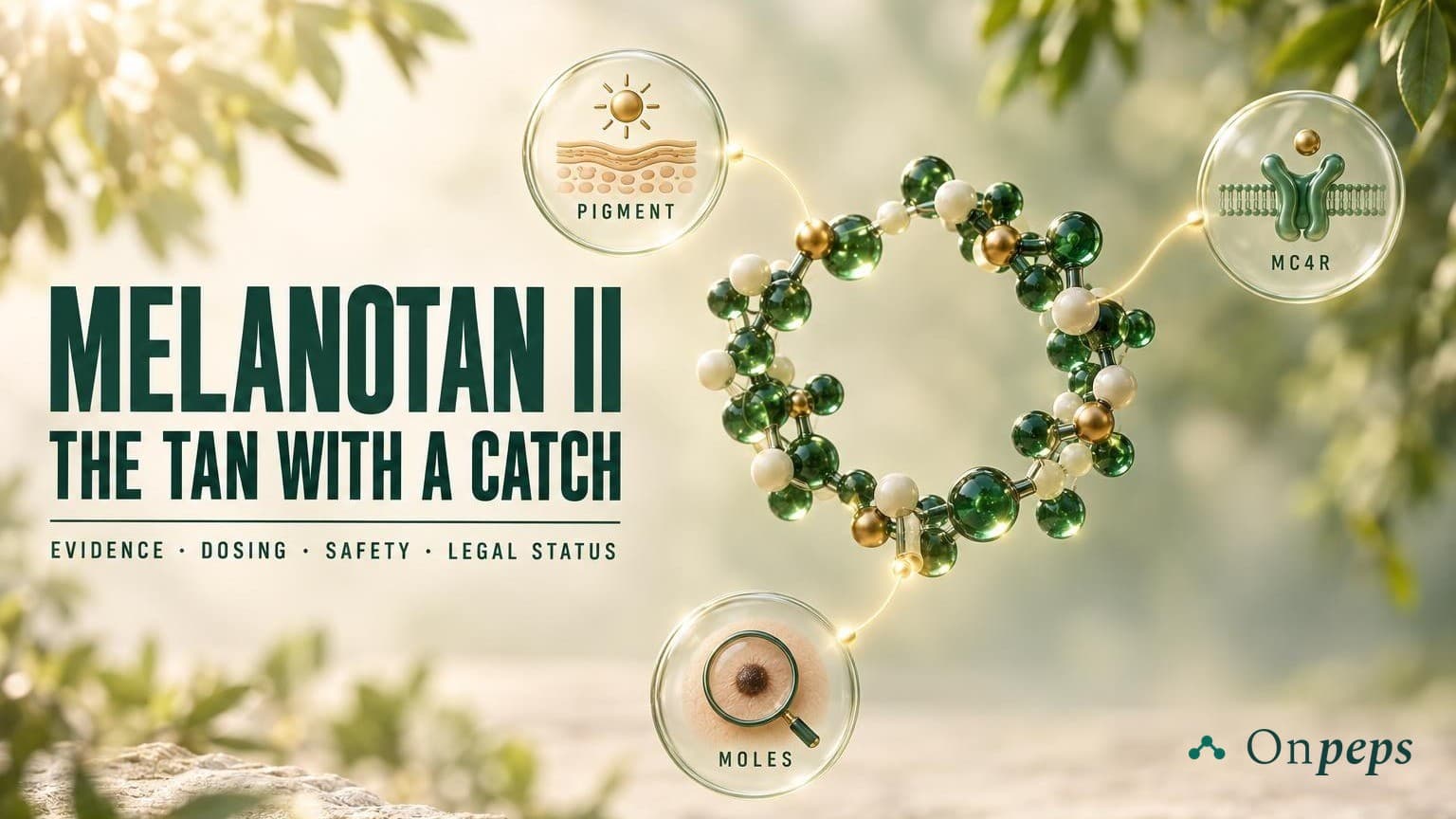MELANOTAN II: The Tan With a Catch — evidence, dosing, safety, legal status — by ONPEPS.COM