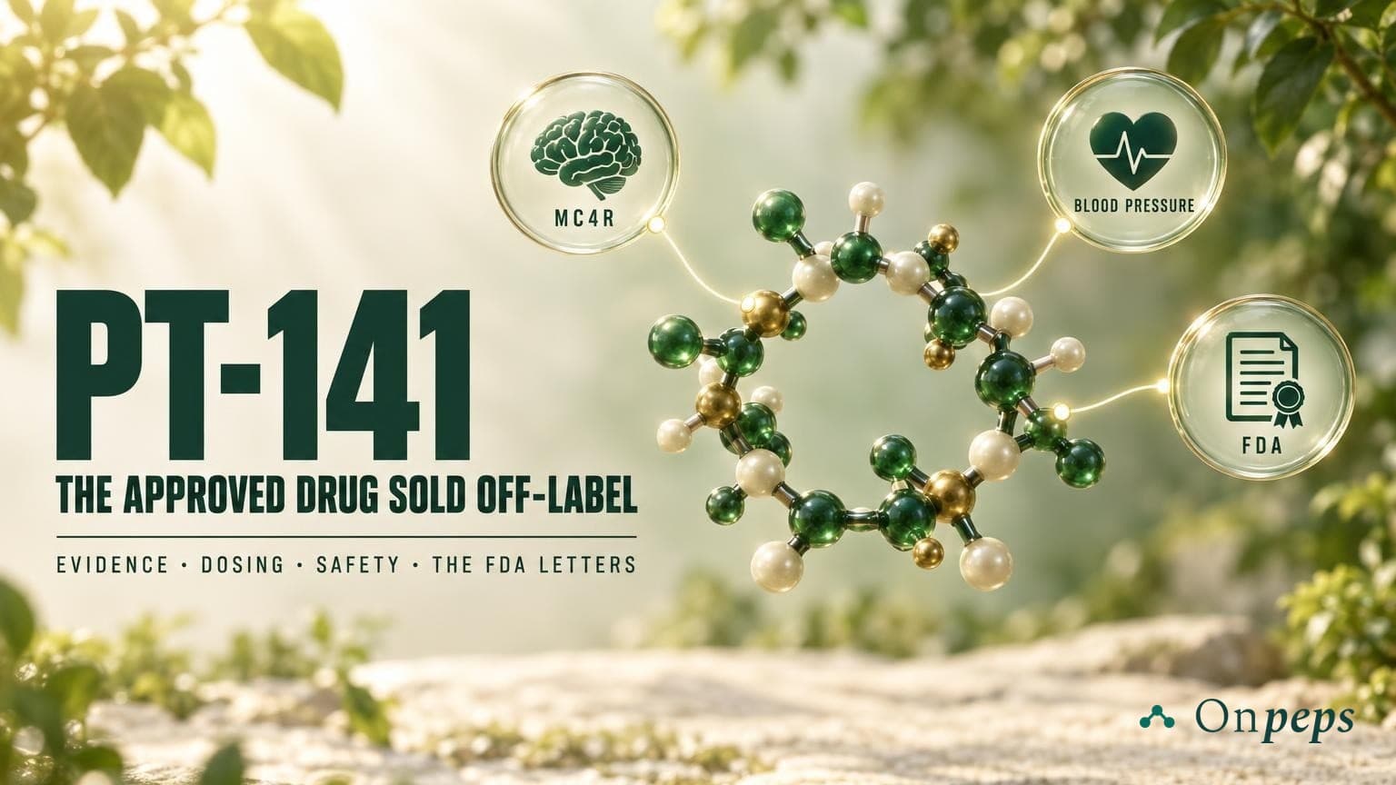 PT-141: The Approved Drug Sold Off-Label — evidence, dosing, safety, the FDA letters — by ONPEPS.COM