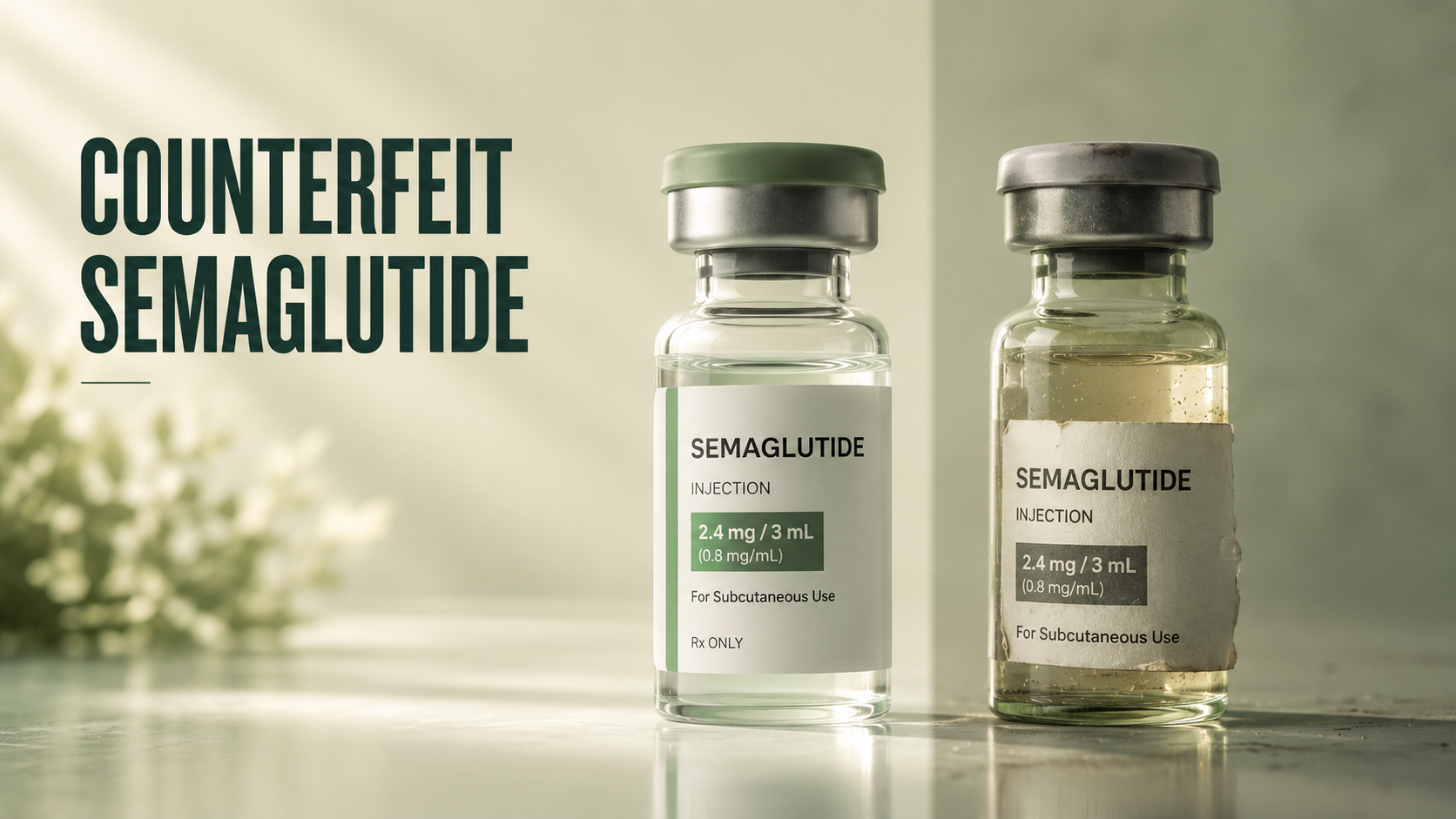Compounded, Gray market and Counterfeit Semaglutide